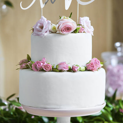 Cake topper Love Silver 17cm