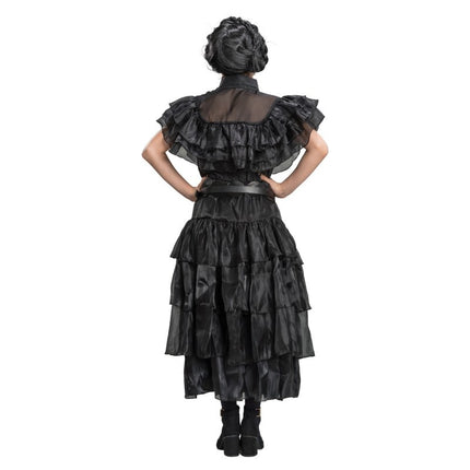 Costume Wednesday Prom Night Dress Nero Bambino