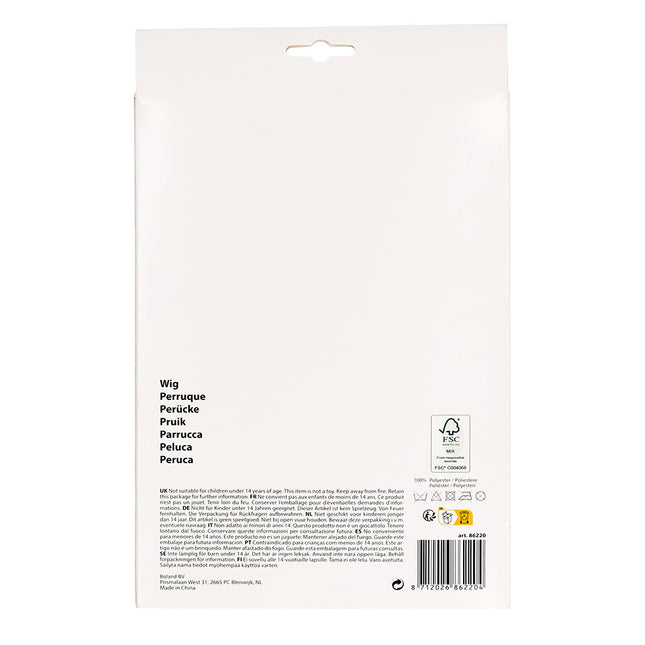 Parrucca nera Celebrity