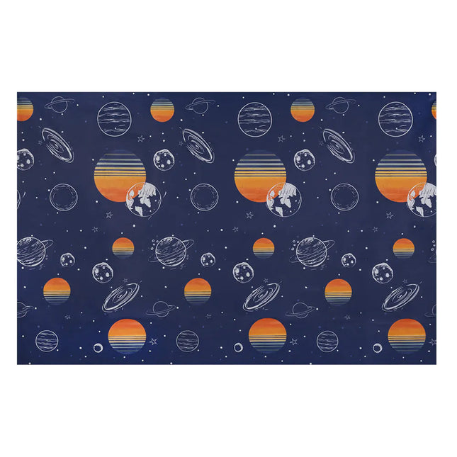 Tovaglia di carta per feste spaziali 1,8 m