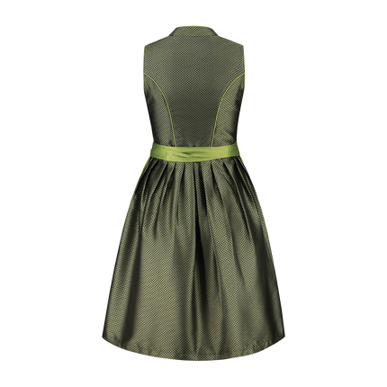 Abito Dirndl verde scuro Oktoberfest Donna 2 Pezzi