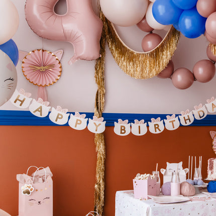 Ghirlanda di lettere Happy Birthday 2,8 m