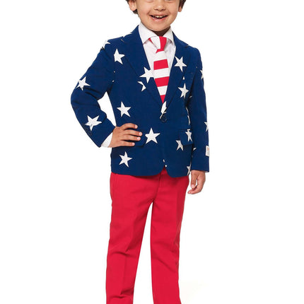 Tuta USA a stelle e strisce Ragazzo <tc>OppoSuits</tc>
