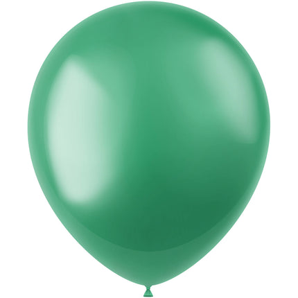 Palloncini verdi Metallic Regal Green 33cm 10pz
