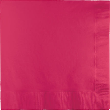 Tovaglioli fucsia 3 strati 41cm 25pz