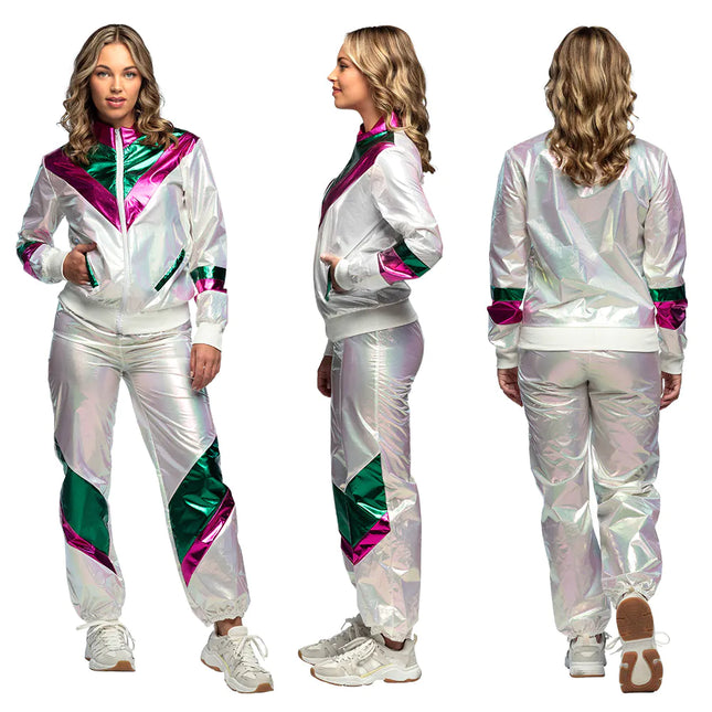 Tuta da ginnastica colorata Fault Ladies Holographic