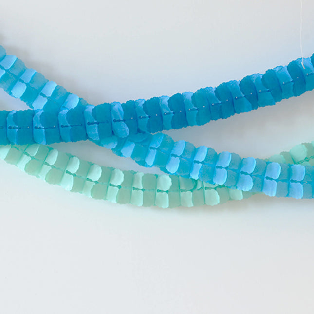 Ghirlanda blu 3m 3pz