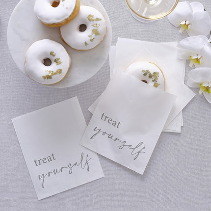 Sacchetti regalo per matrimonio Treat Yourself Paper 17cm 20pz