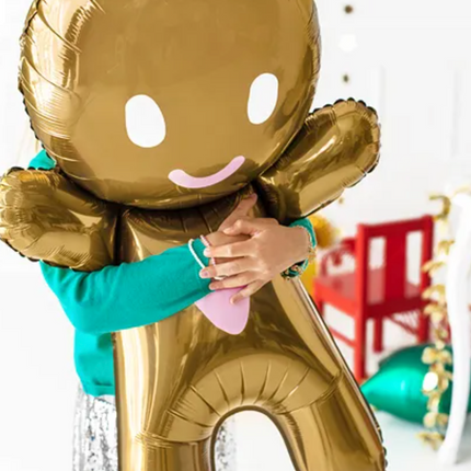 Palloncino a elio Pan di Zenzero vuoto 97 cm