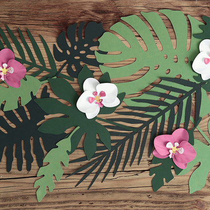 Set di decorazioni Hawaii Foglia di palma 21 pezzi