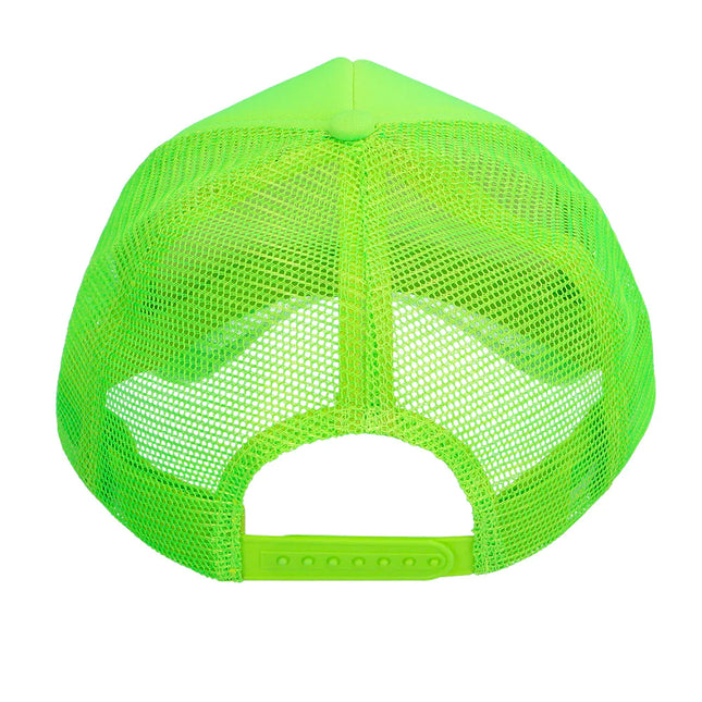 Cappello verde neon regolabile