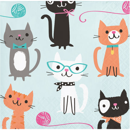 Tovaglioli Party Cats 25cm 16pz