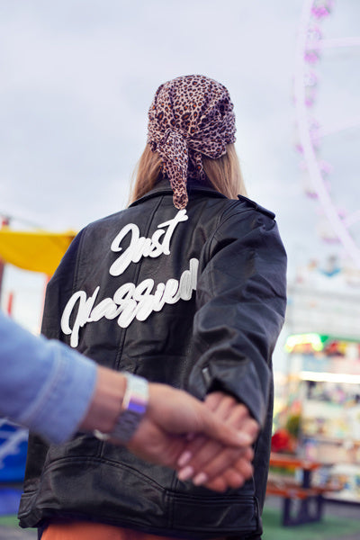 Emblema di ferro Just Married 30cm