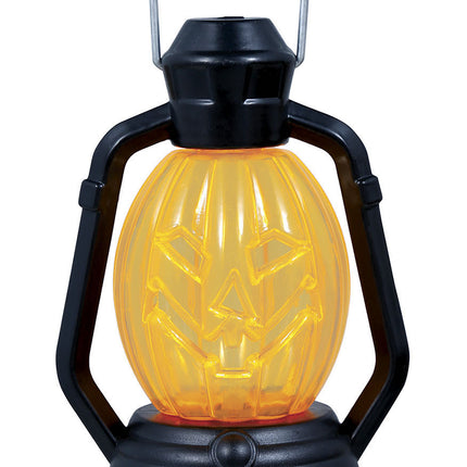 Decorazione da tavolo Halloween Lanterna di zucca 10 cm