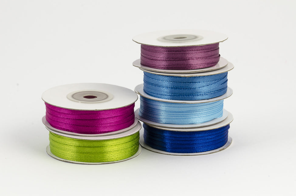 Nastro di raso azzurro 3mm 50m