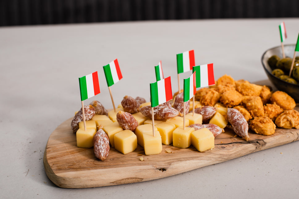 Bastoncini da cocktail Italia 8cm 50pz