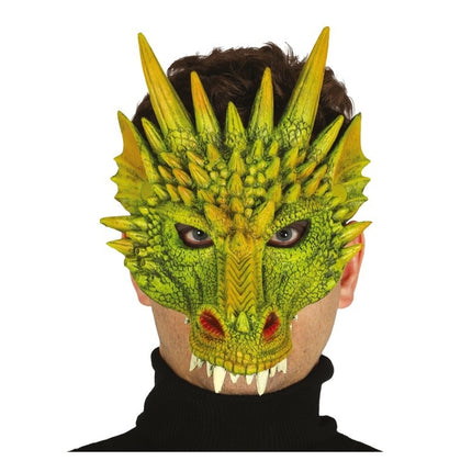 Mezza maschera da drago per Halloween