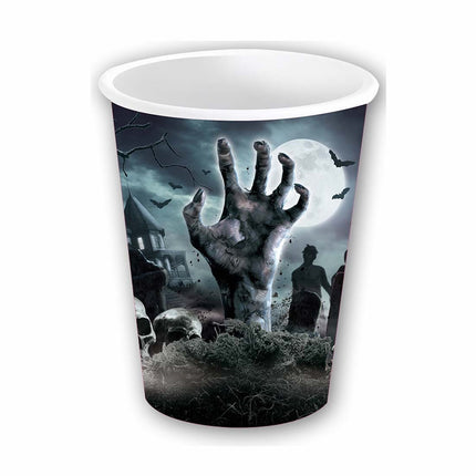 Tazze da cimitero di Halloween 355ml 6 pezzi