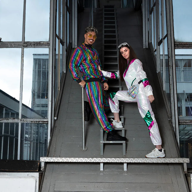 Tuta da ginnastica colorata Fault Ladies Holographic