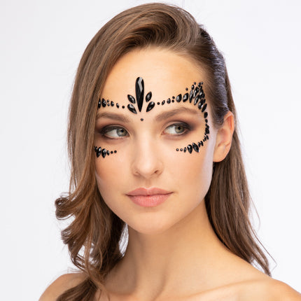 Gioielli per il viso di Halloween Moon Terror Feisty Feline