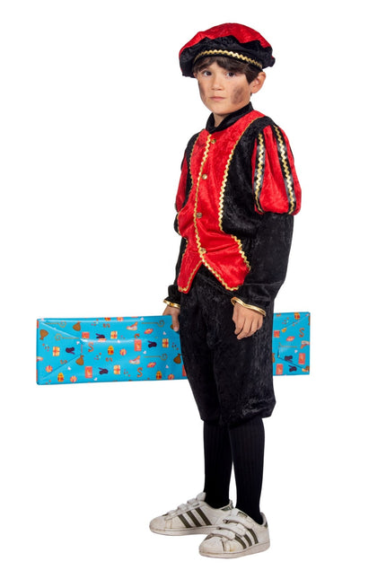 Pietenpak Kind Rosso/Nero Luxe