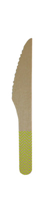 Coltelli di legno verde lime 8 pezzi