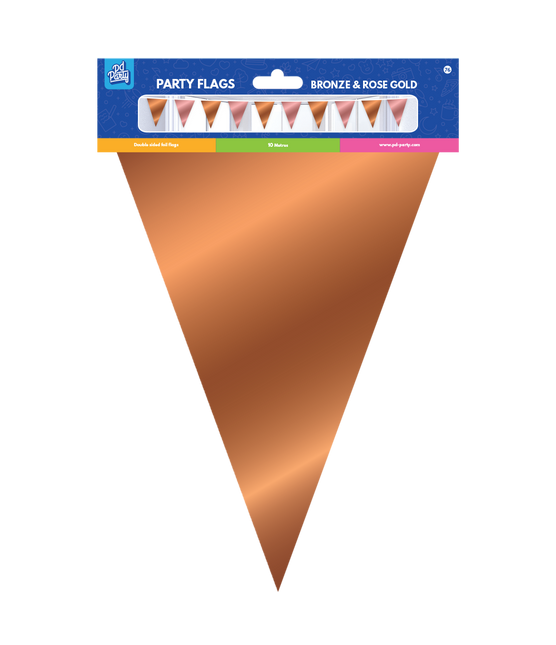 Ghirlanda Metallica Oro Rosa Bronzo 10m