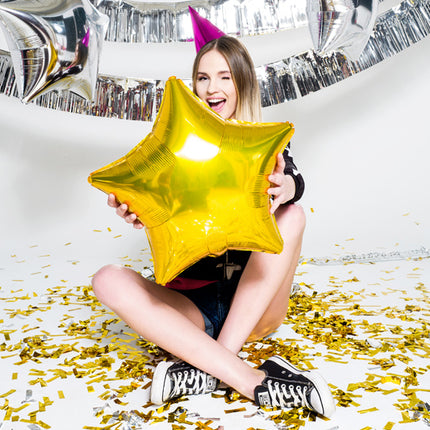 Cappelli da festa olografici glitterati 16cm 20pz