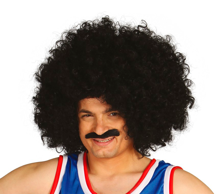 Parrucca Riccioli Neri