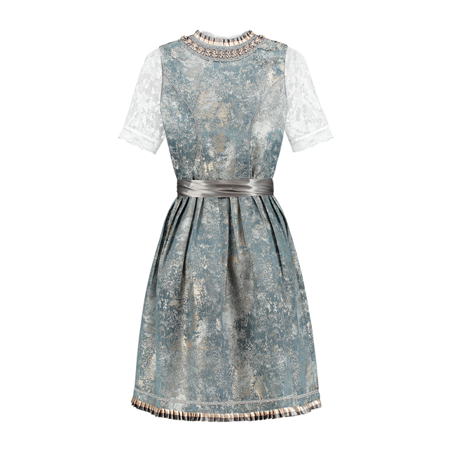 Oro Argento Abito Dirndl Oktoberfest Donna 2 Pezzi
