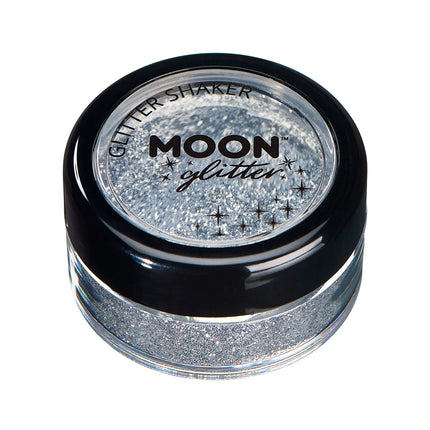 Moon Glitter Classic Fine Glitter Shakers Argento 5g