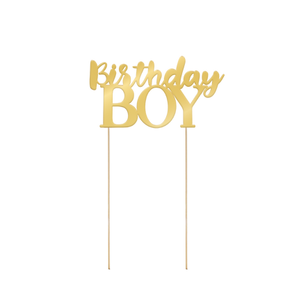 Cake topper per bambino Oro