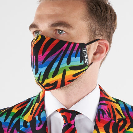 Maschera viso riutilizzabile arcobaleno