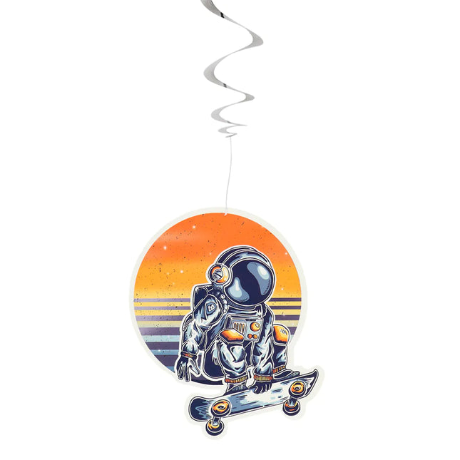 Decorazione appesa per feste spaziali 85 cm