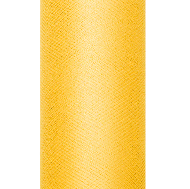 Rotolo di tulle giallo 15cm 9m