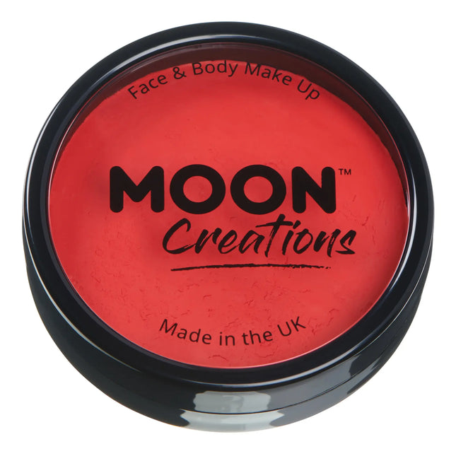 <tc>Moon Creations</tc> Pro Face Paint Cake Pots Rosso brillante 36g