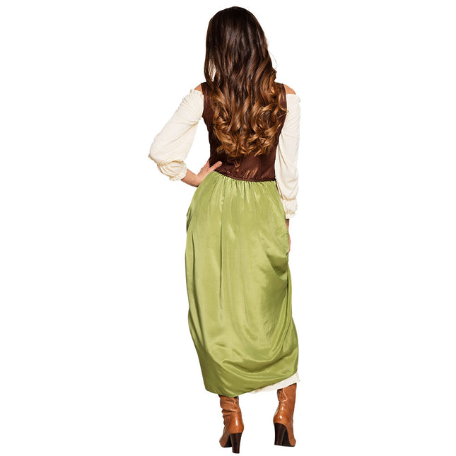 Abito Dirndl Oktoberfest Donna Verde