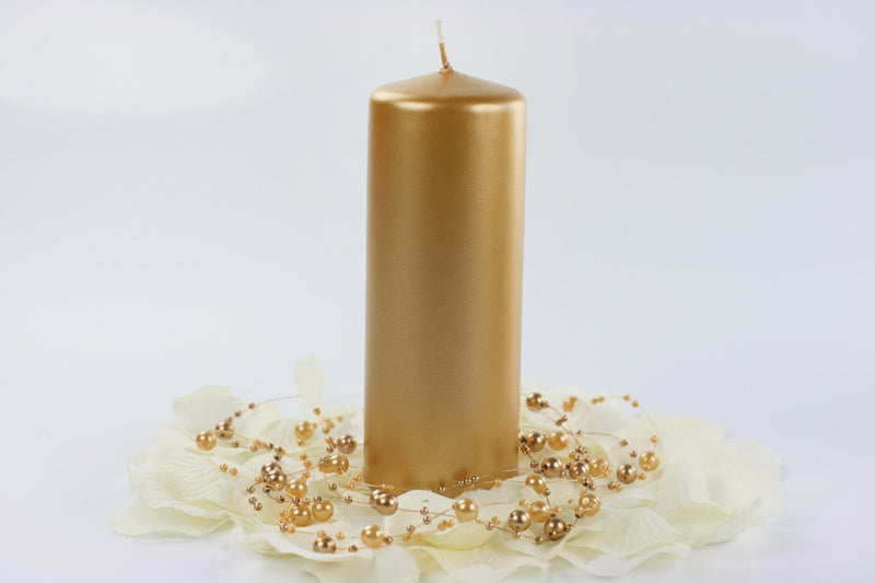 Candela Blunt Oro Metallizzato 15 cm