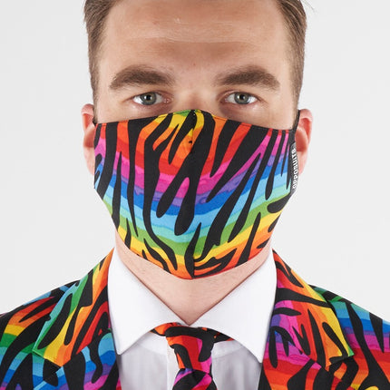 Maschera viso riutilizzabile arcobaleno