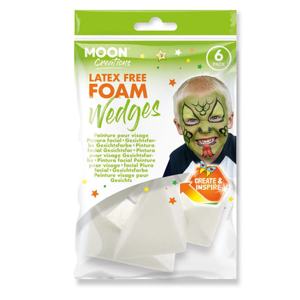 <tc>Moon Creations</tc> Cuneo di schiuma senza lattice 6 confezioni