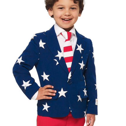 Tuta USA a stelle e strisce Ragazzo <tc>OppoSuits</tc>