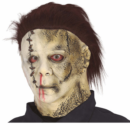 Maschera di Halloween Horror con capelli