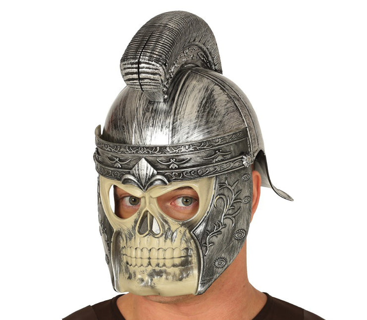 Casco teschio romano di Halloween