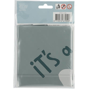 Palloncino a elio Cuore It's A Boy Blu Vuoto 45cm