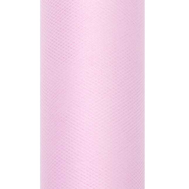 Rotolo di tulle rosa chiaro 15cm 9m
