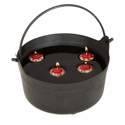 Candele a forma di occhio galleggiante per la decorazione della tavola di Halloween