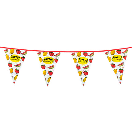 Ghirlande Joyeux Anniversaire Frutta 6m