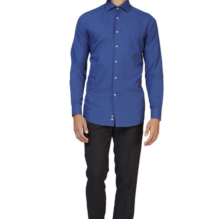Camicia blu scuro uomo <tc>OppoSuits</tc>