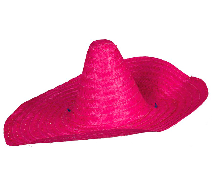 Cappello messicano rosa