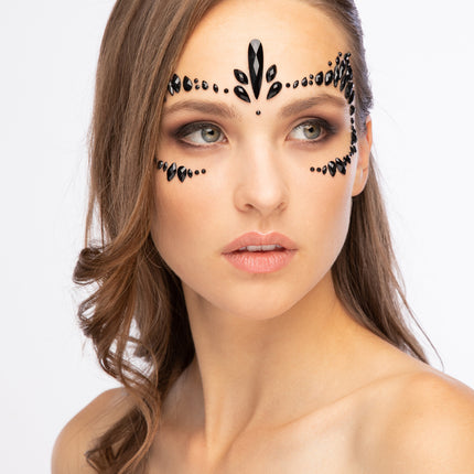 Gioielli per il viso di Halloween Moon Terror Feisty Feline